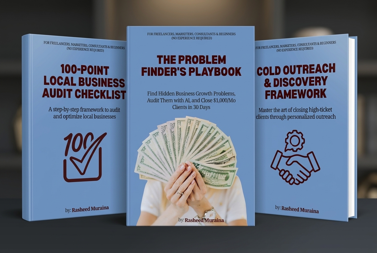 The Problem Finder's Playbook + 30-Day Portal + 15 Bonus Workbooks